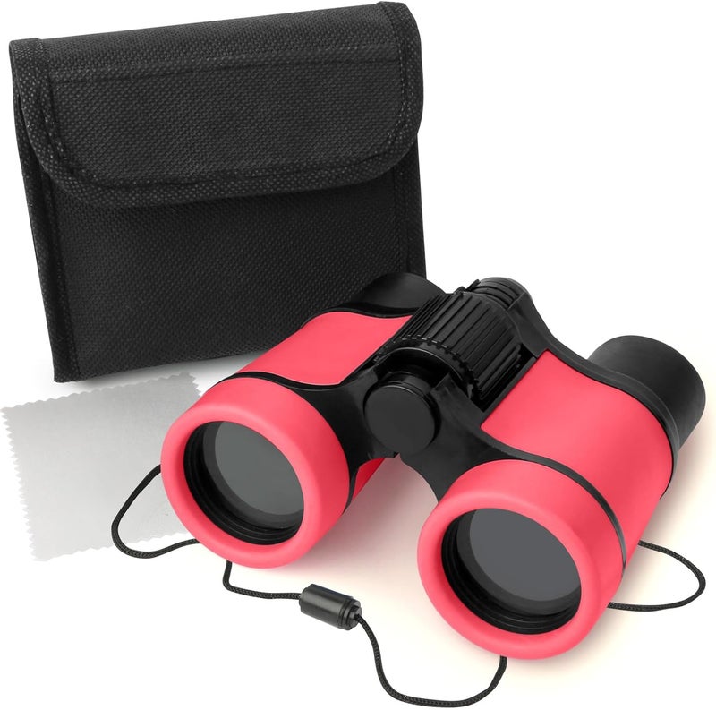 DR ANISON Binoculars for Kids Toy Binoculars Set for Age 3-12 Years Old Boys Girls Outside Play, Bird Watching, Camping, Educational Learning, Birthday Presents - Image 1